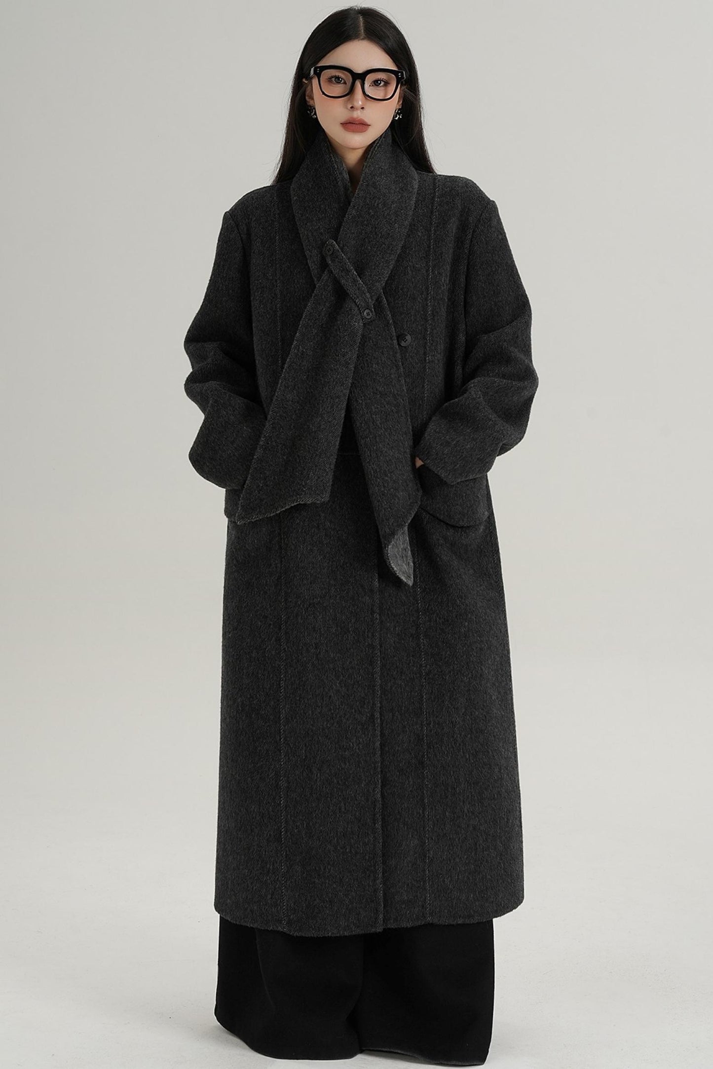 Wool Reversible Coat