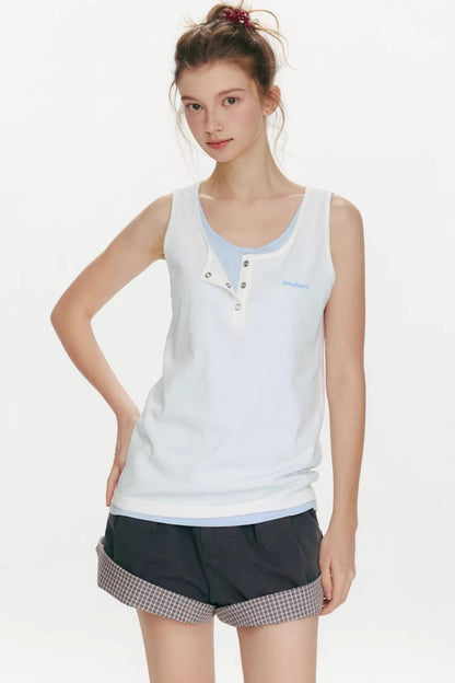 Summer Flavor Color-Blocked Vest