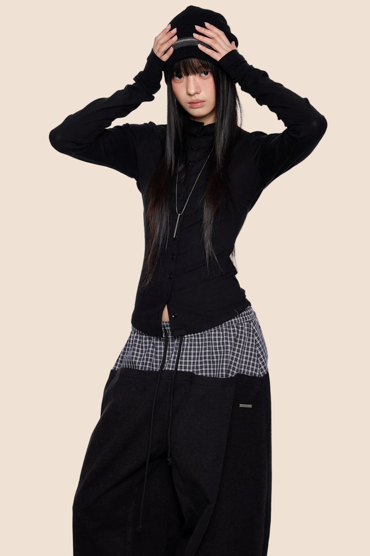 Lightweight Pleated Cardigan