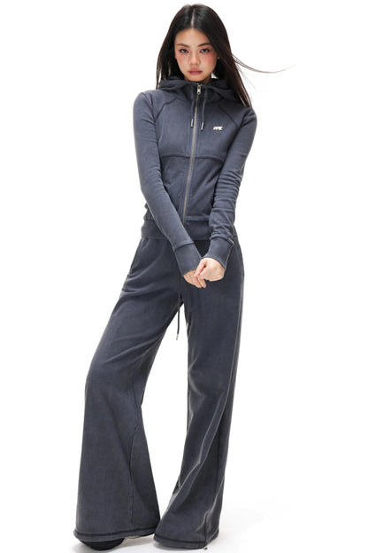 Double-Ended Zipper Jacket & Sweatpants Set-Up