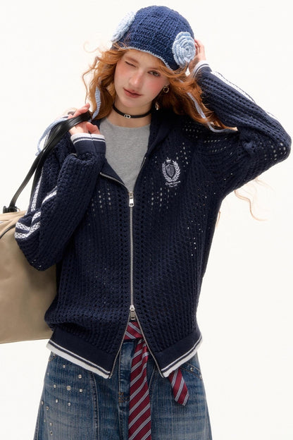 Buttoned Sweater Cardigan Shirt