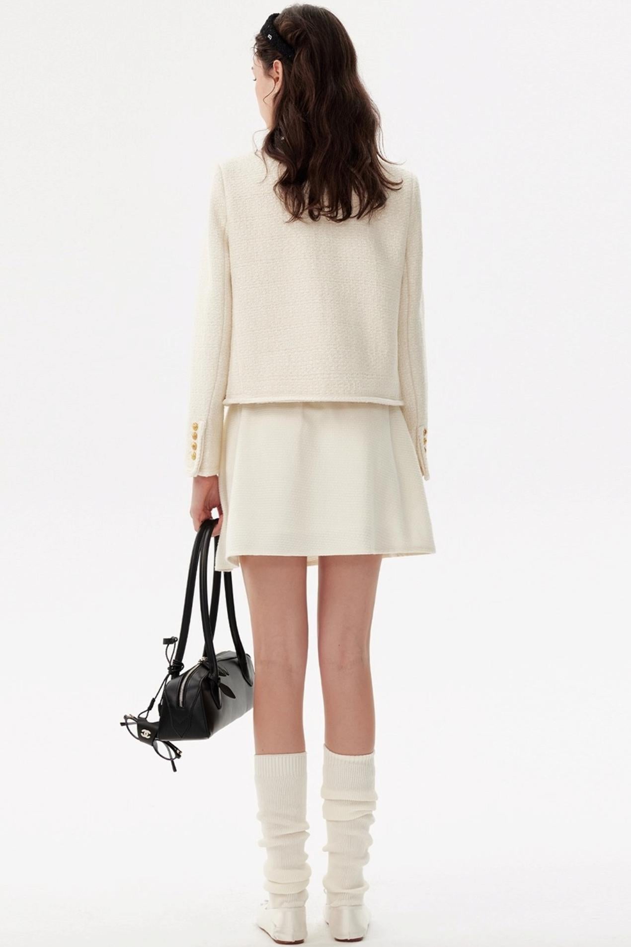 French Tweed Wool Jacket