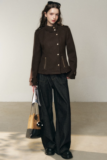 Brown Down Liner Jacket