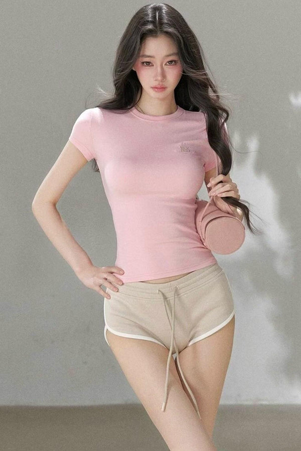 Embroidered Hollow Knit Top