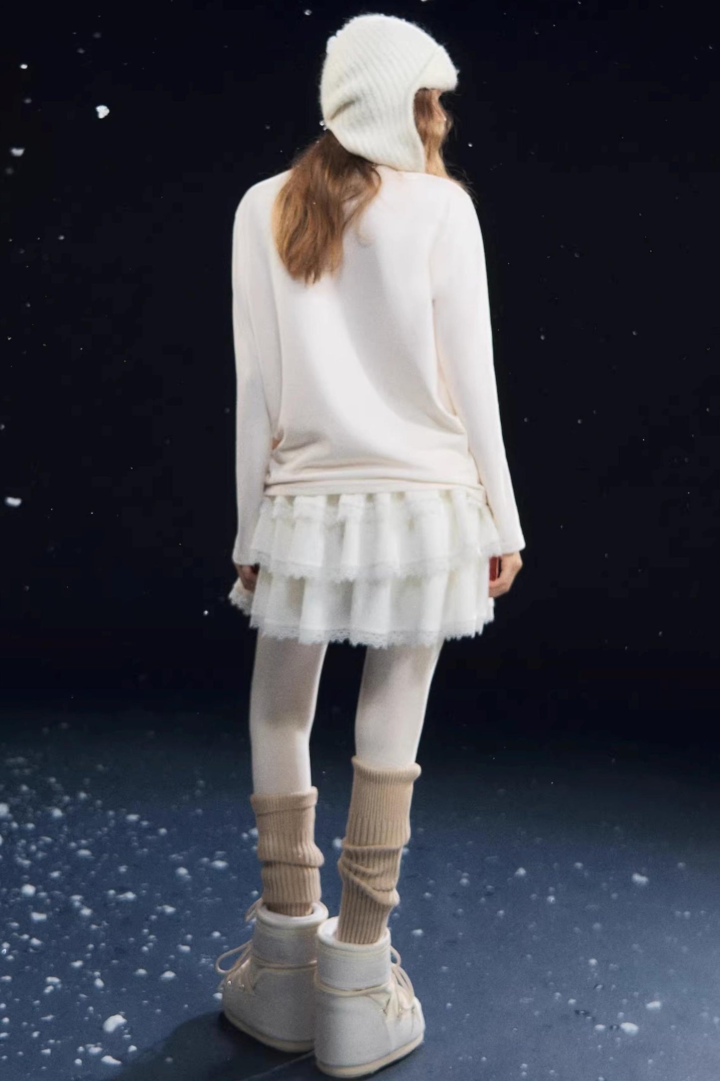 Little Deer Fluffy Blouse Top