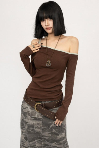 Retro Camouflage Ruffled Skirt