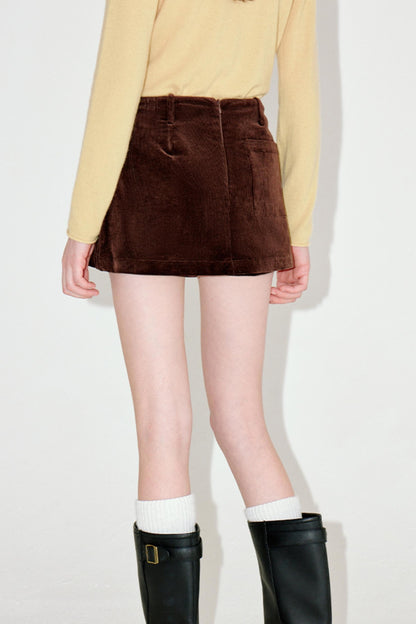 Velvet Striped Culottes