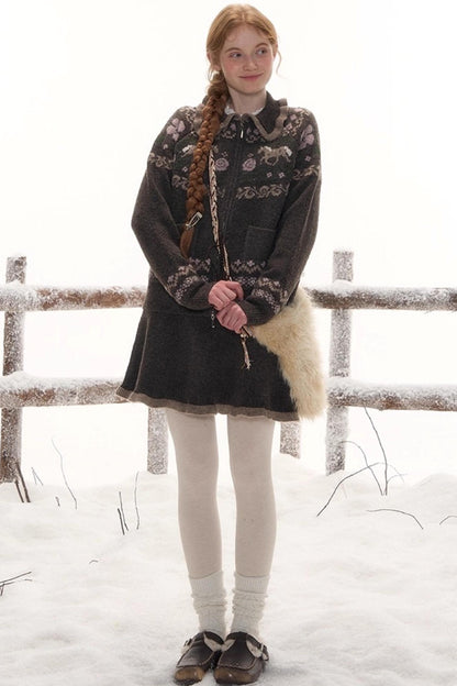 Afternoon Prelude Lace Skirt Set-Up