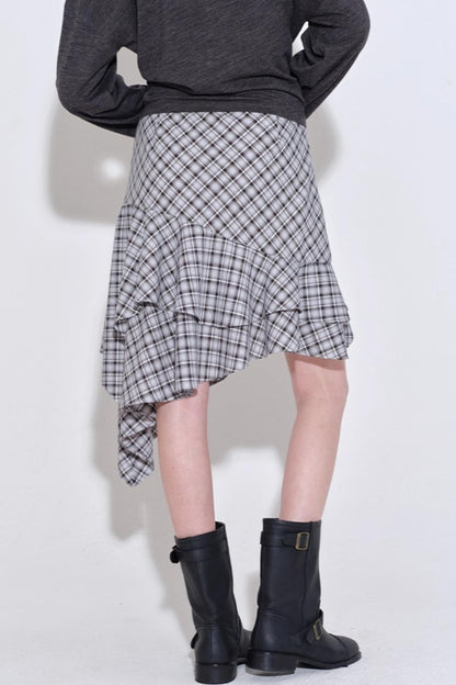 Lazy Plaid Skirt