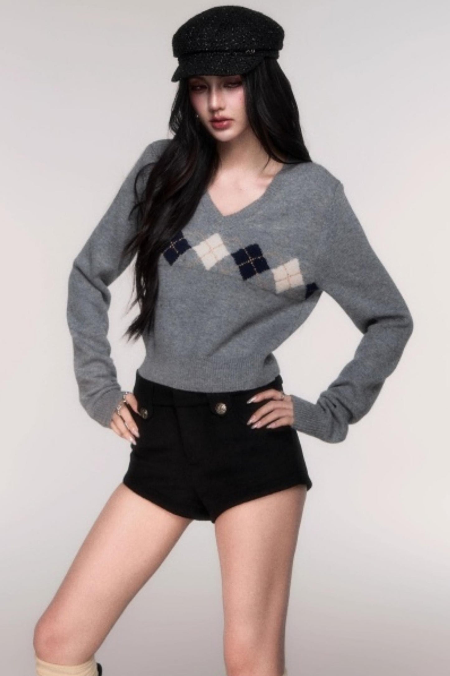 Comfortable Wool A-Line Shorts