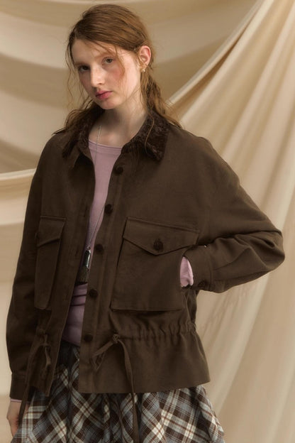 Old Poetry Leather Brown Jacket