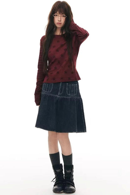 Star Stripe Slim Fit Top