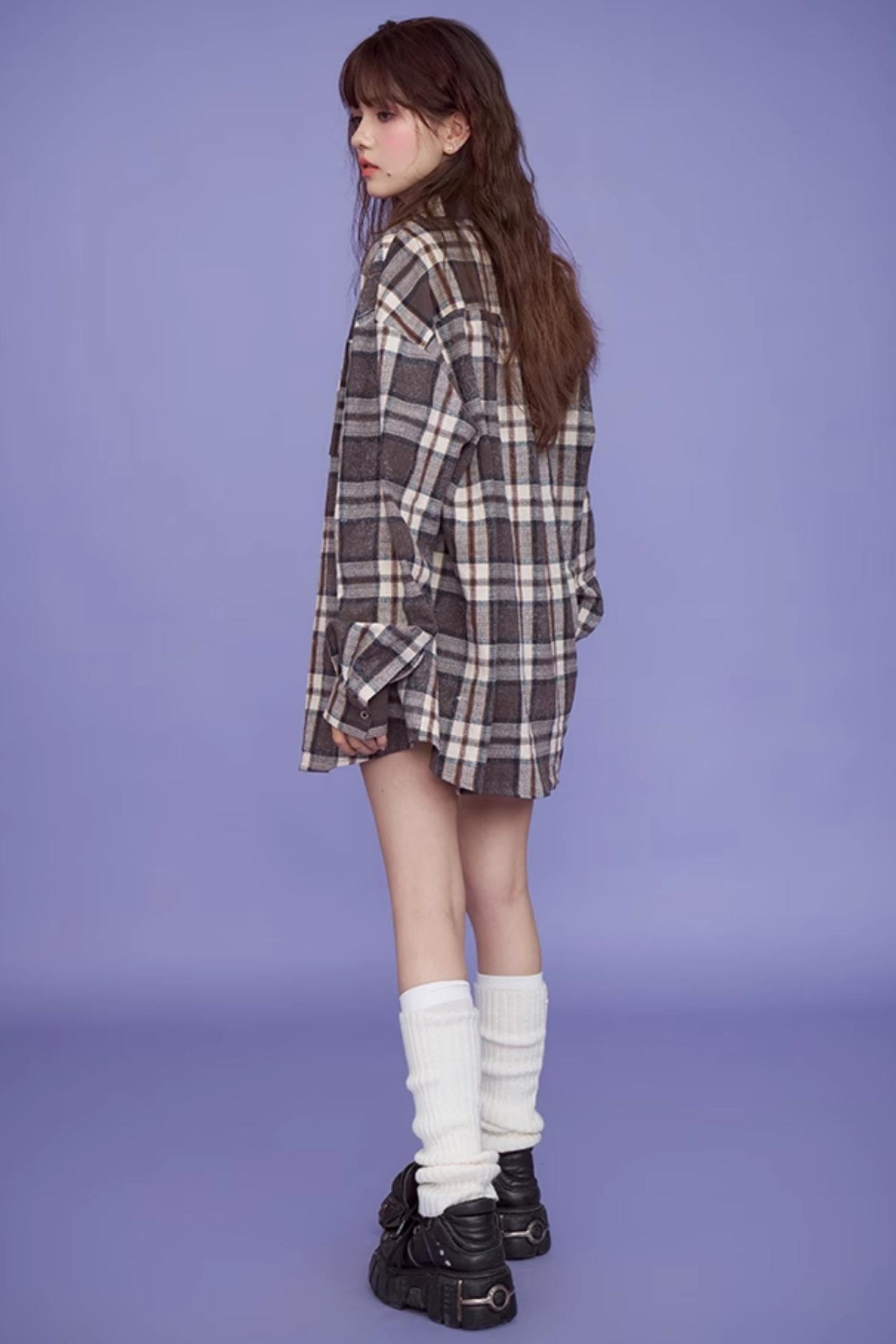 American Casual Loose Shirt Jacket Set-Up