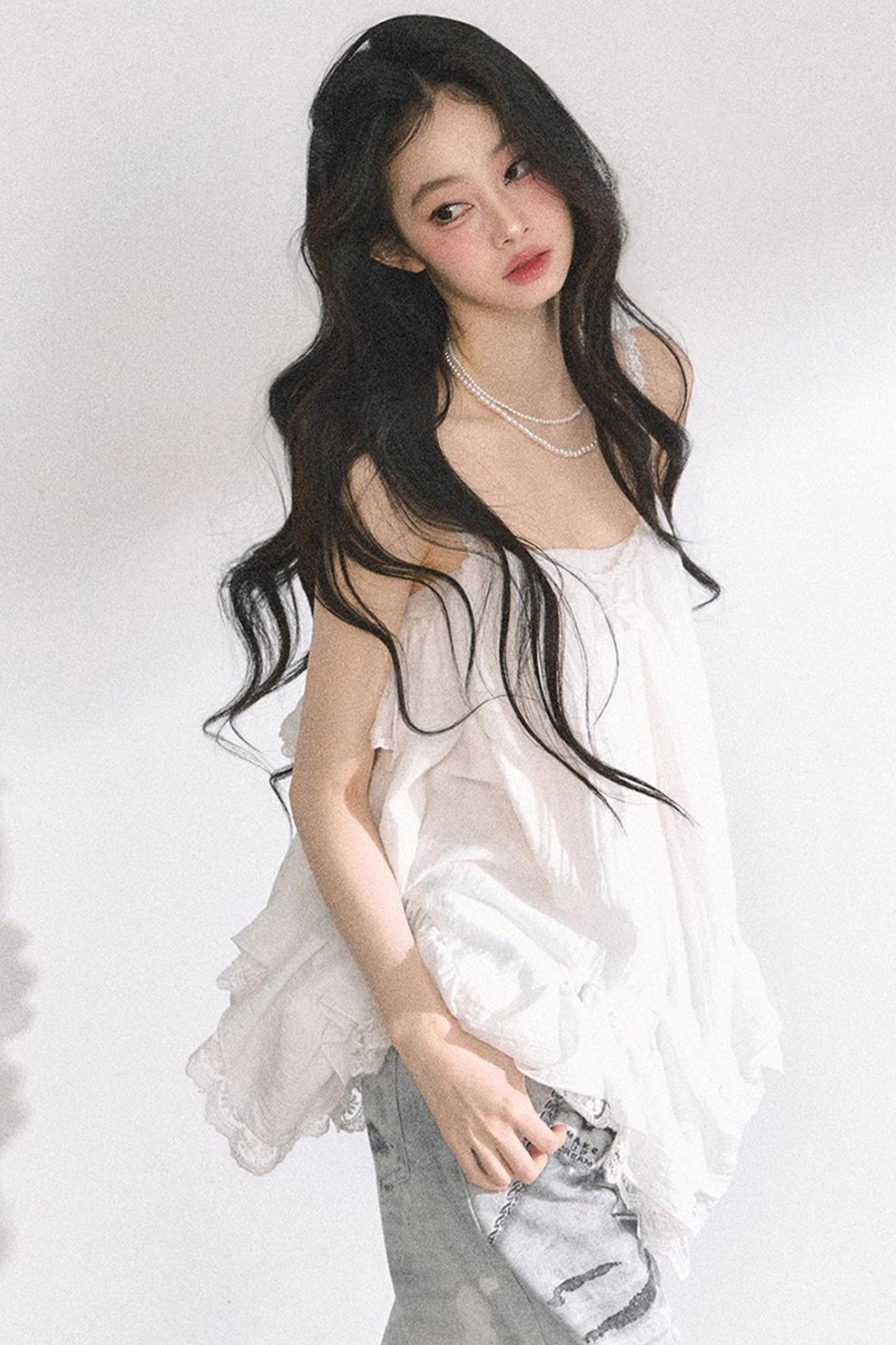 Chiffon Lace Doll Top