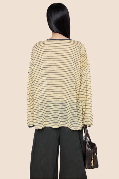 Summer Striped Long Sleeve T-Shirt