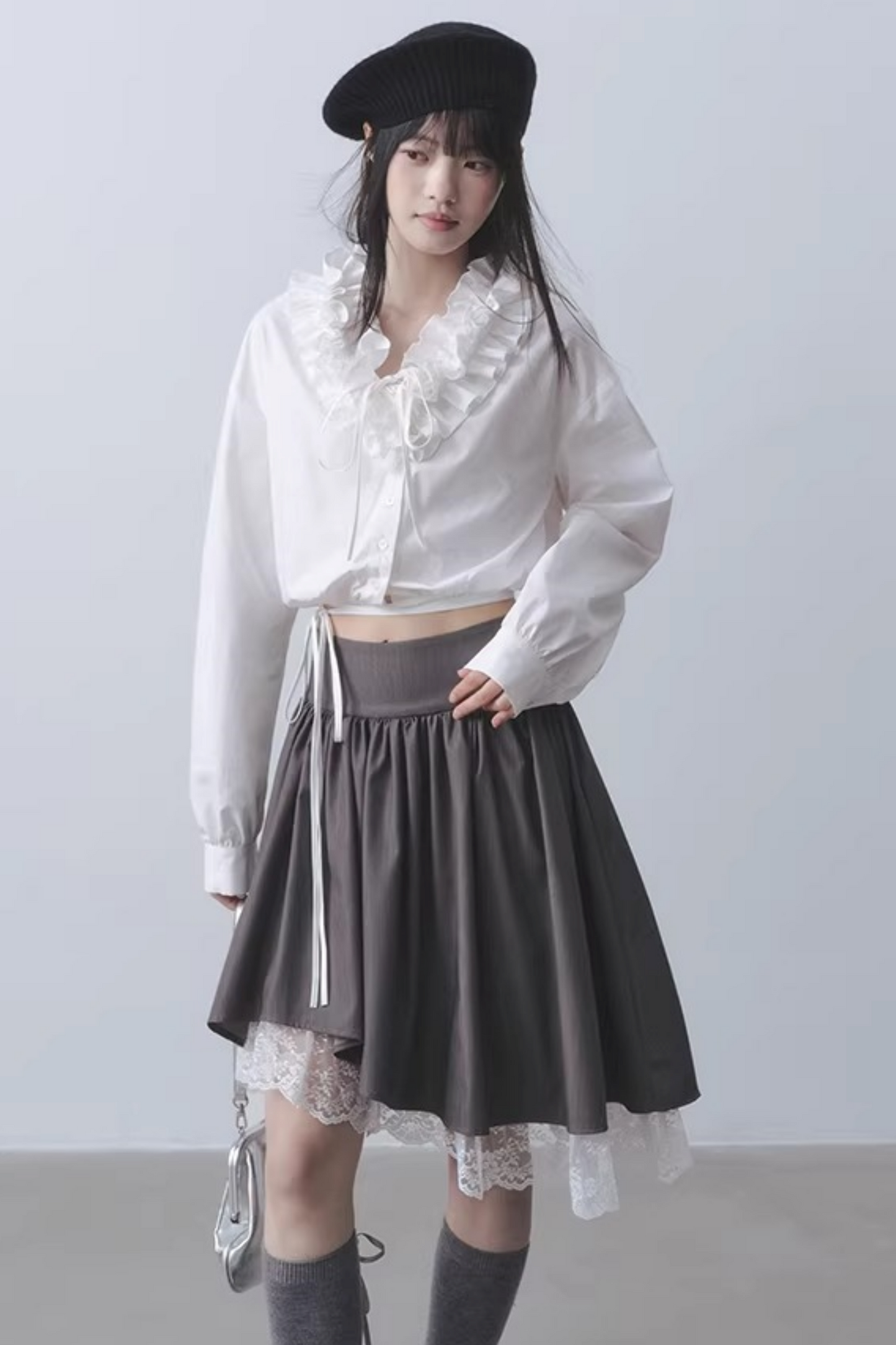 Ruffled Collar Blouse