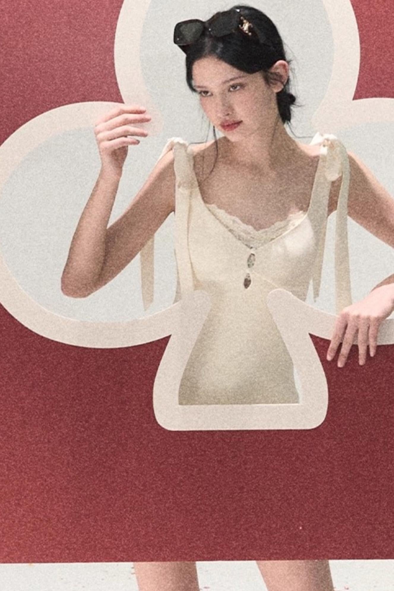 Snowfall Lace Knitted Dress