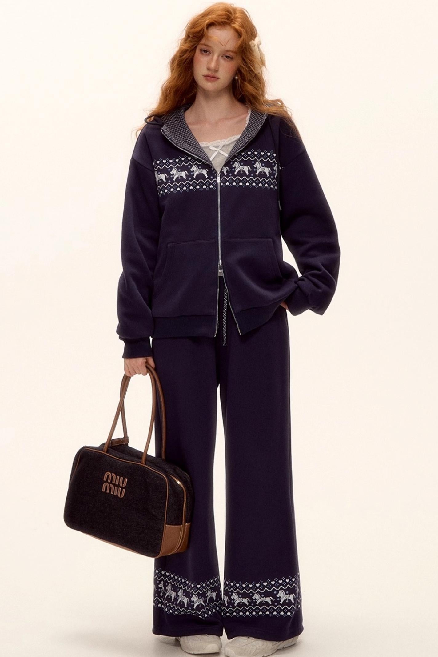 Fair Isle Quilted Jacket Set-Up