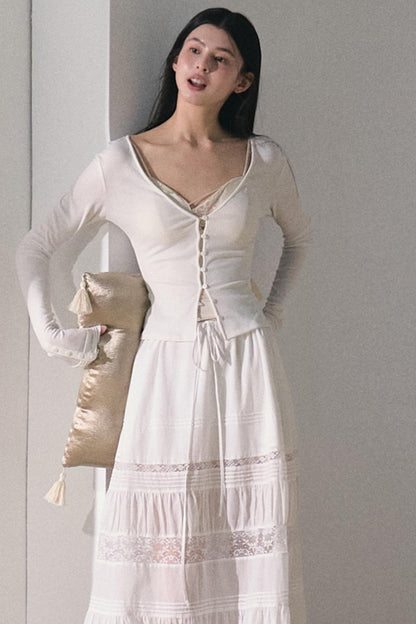 Bohemian Lace Patchwork Skirt