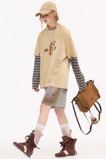 Blooming Soon Spliced Top