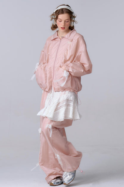 Loose Fit Lace Jacket