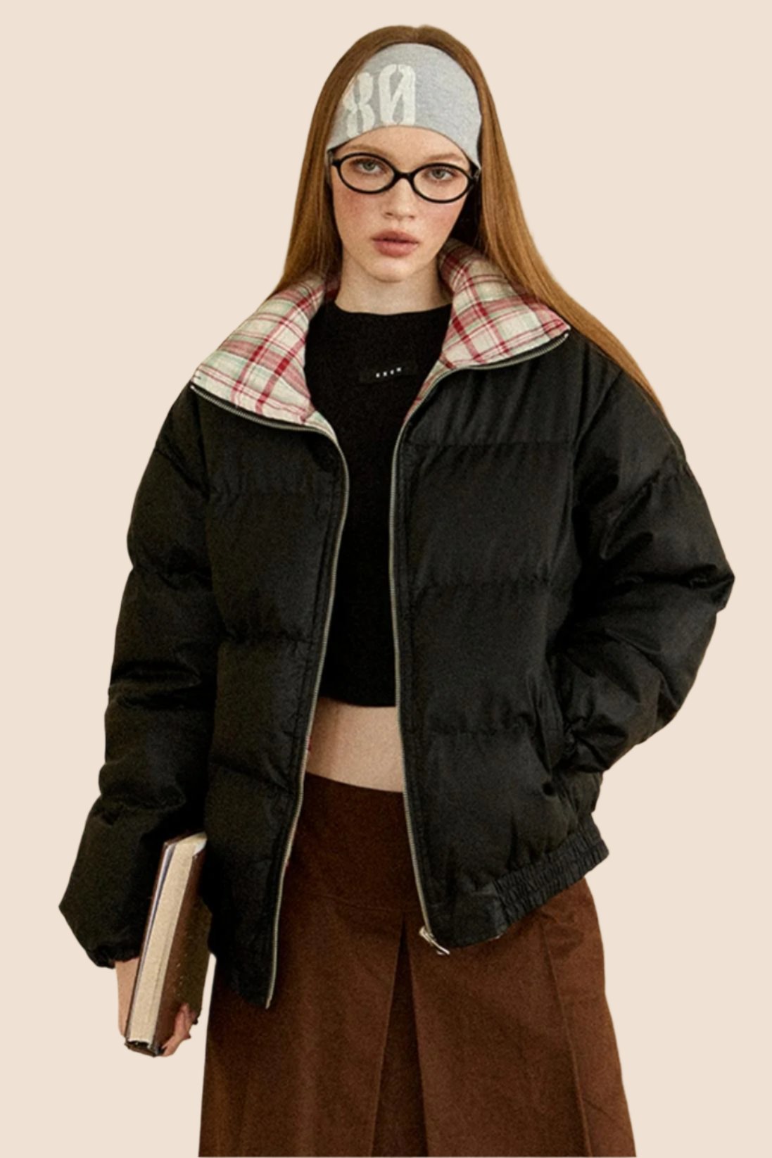 Retro Warm Reversible Winter Jacket