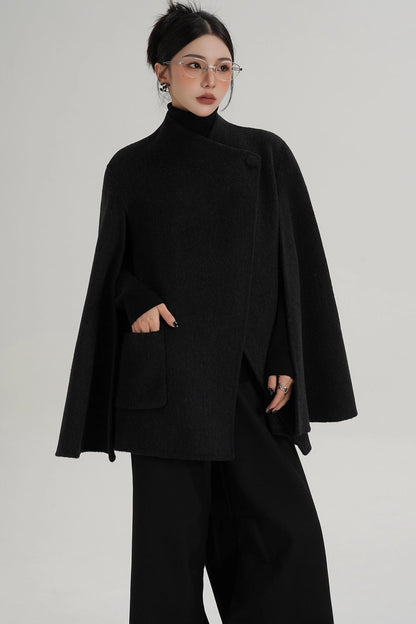 Woolen Cape Coat
