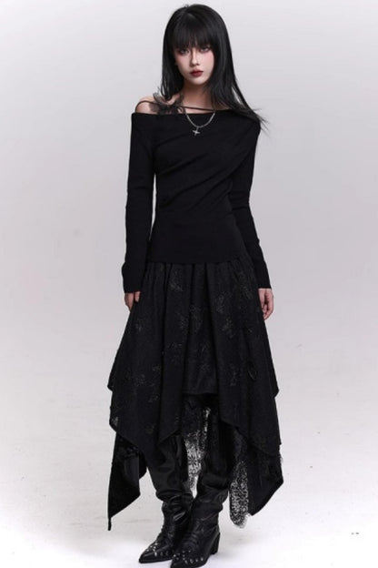 Irregular Butterfly Skirt