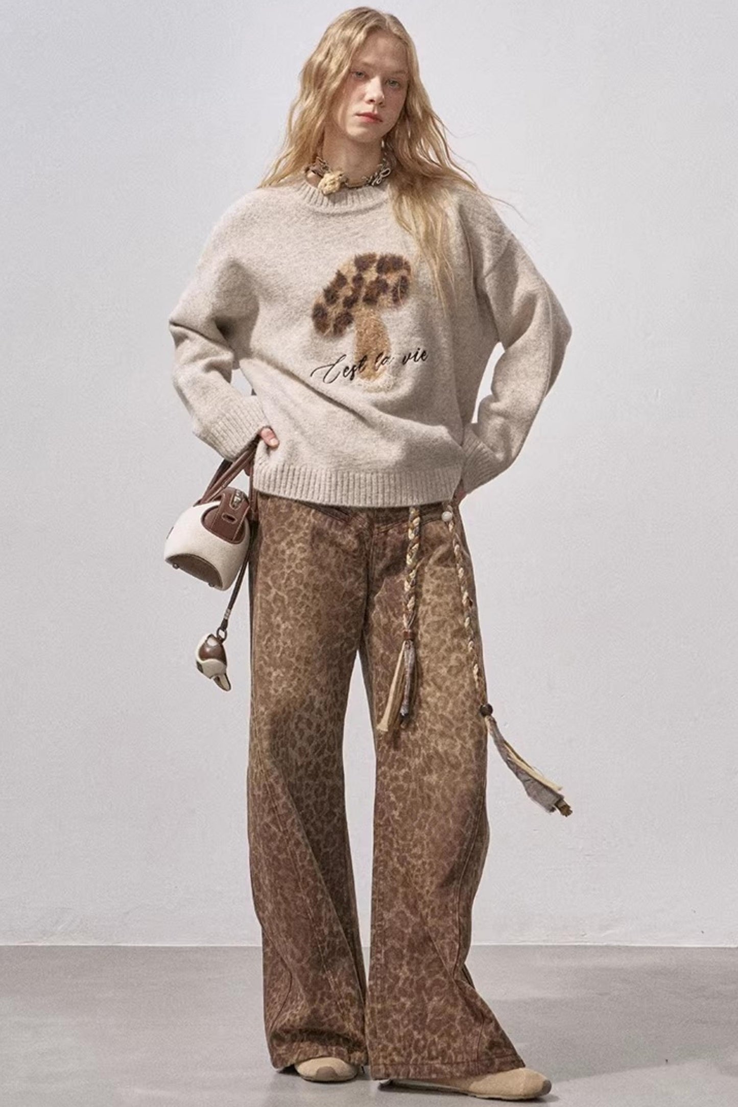 Mushroom Knit Sweater