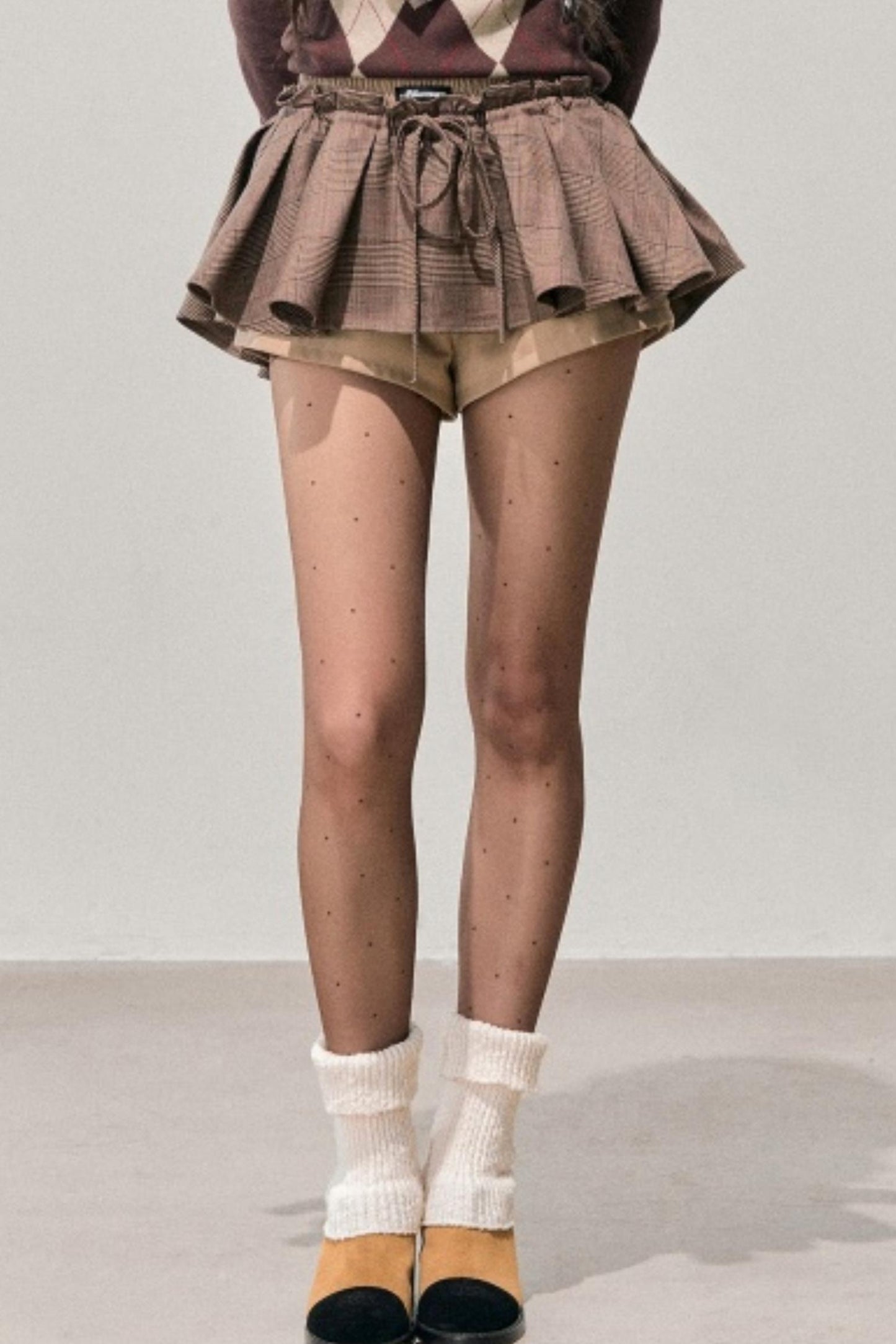 Plaid Annie Waltz Skirt