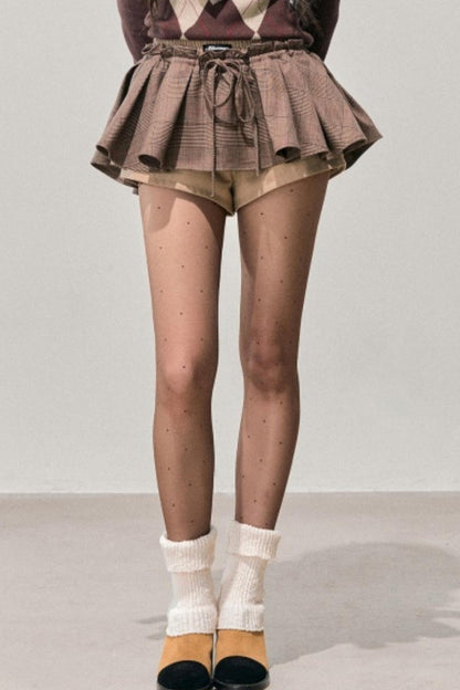 Plaid Annie Waltz Skirt