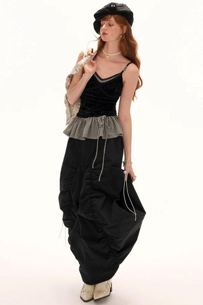 Unique Striped Lace Camisole