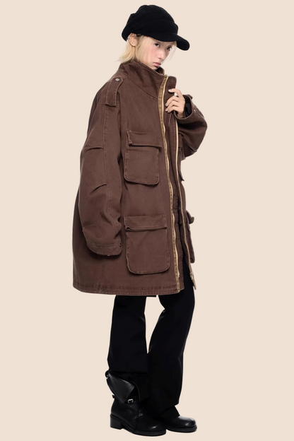 Washed Vintage Contrast Jacket