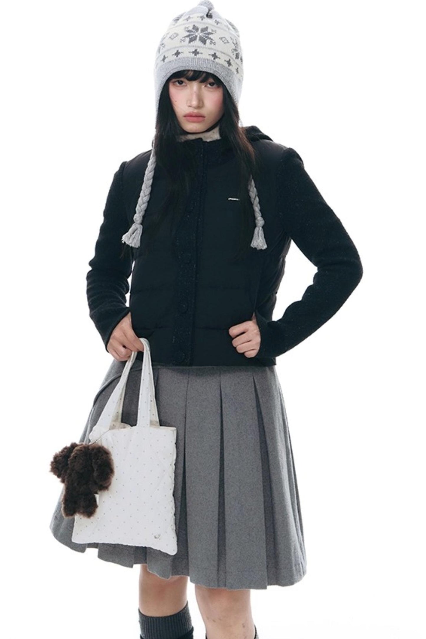 Diamond Quilted Cotton Bag