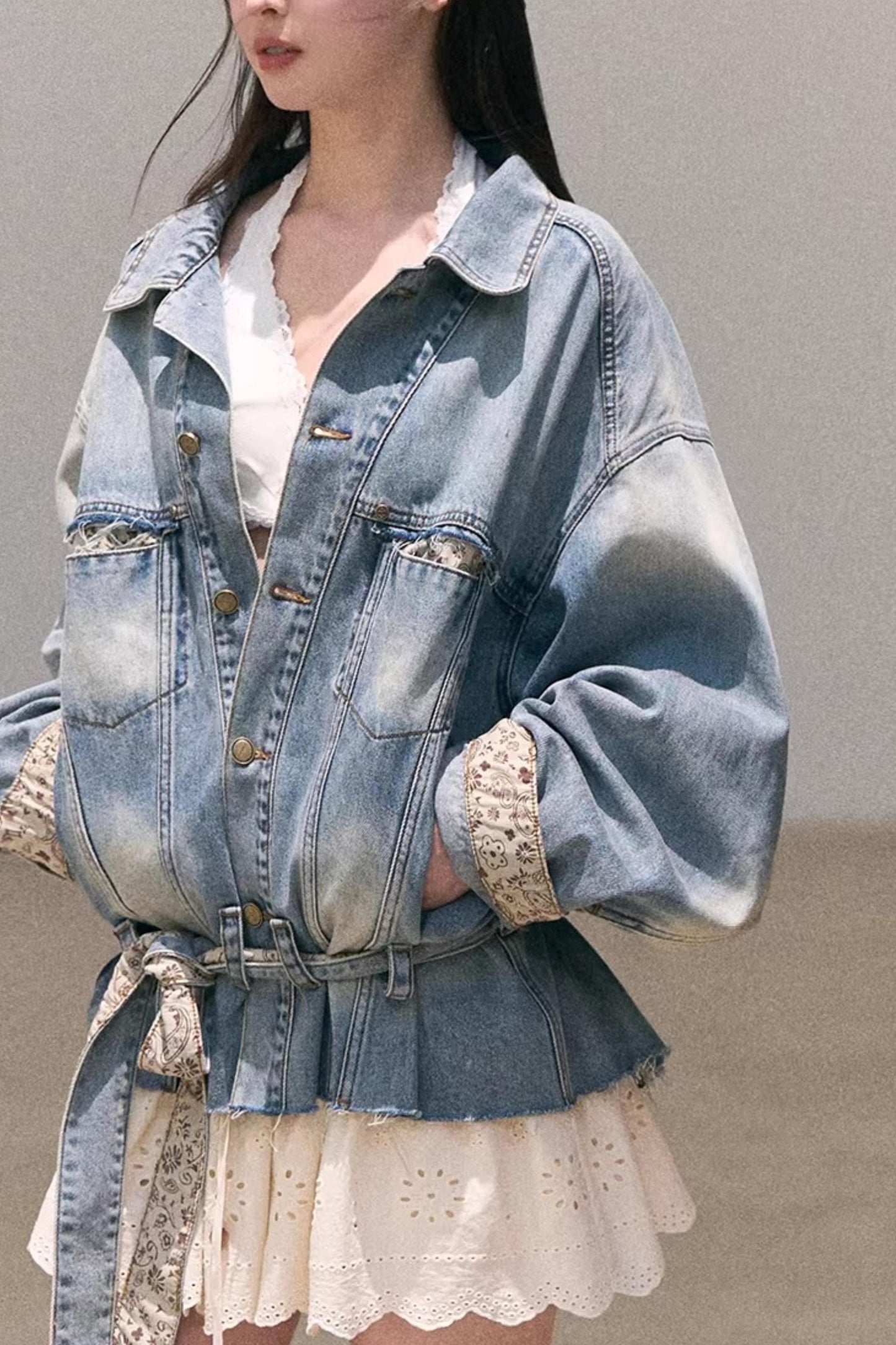 Lace-Trimmed Halter Camisole