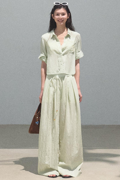 Lake Lyocell Beaded Shirt