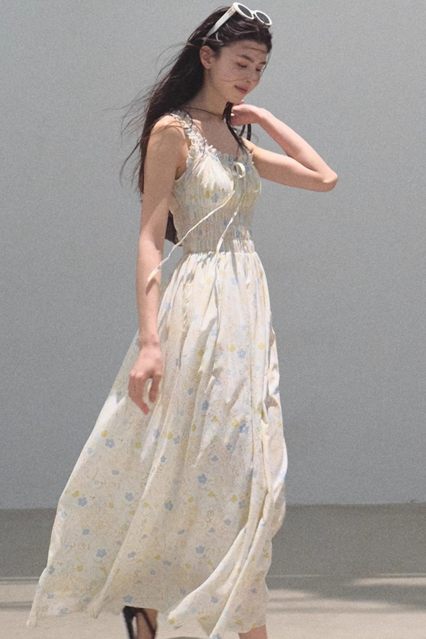 Bubbling Soda Printed Slip Dress