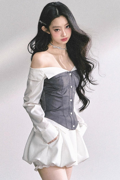 Slimming Hot Girl One-Shoulder Tops