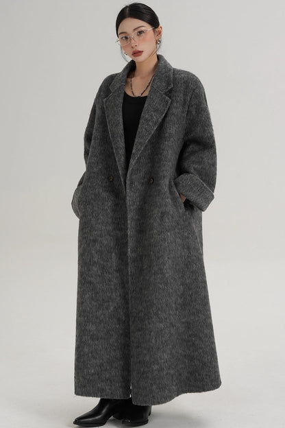 Elegant Double-Sided Wool Coat