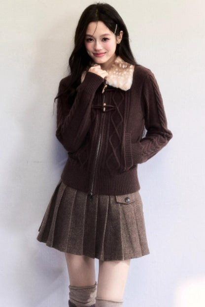 Little Deer Vintage Knit Sweater