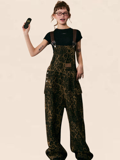 American High Street Leopardenmuster-Hose