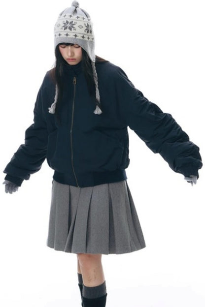 Warm Cotton Retro Stand-Up Jacket