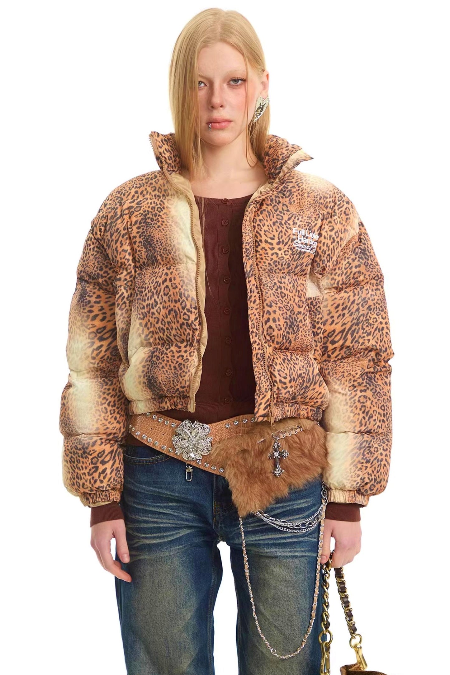 Retro Leopard Cotton Jacket