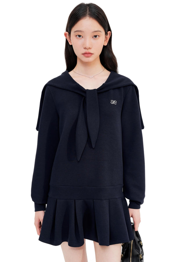 Pullover Sweatshirt Style Dress