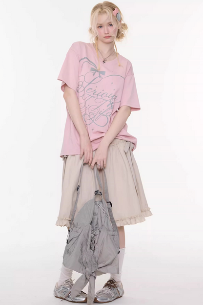 Star Falling V-Neck Top