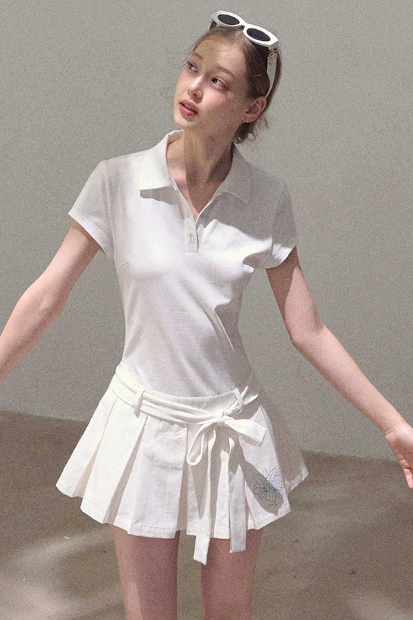 Cool Cotton Polo Skirt Set-Up