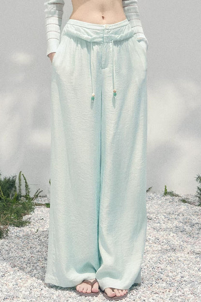 Light Mist Wide-Leg Pants
