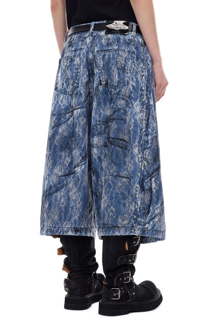 Electric Moon Denim Shorts