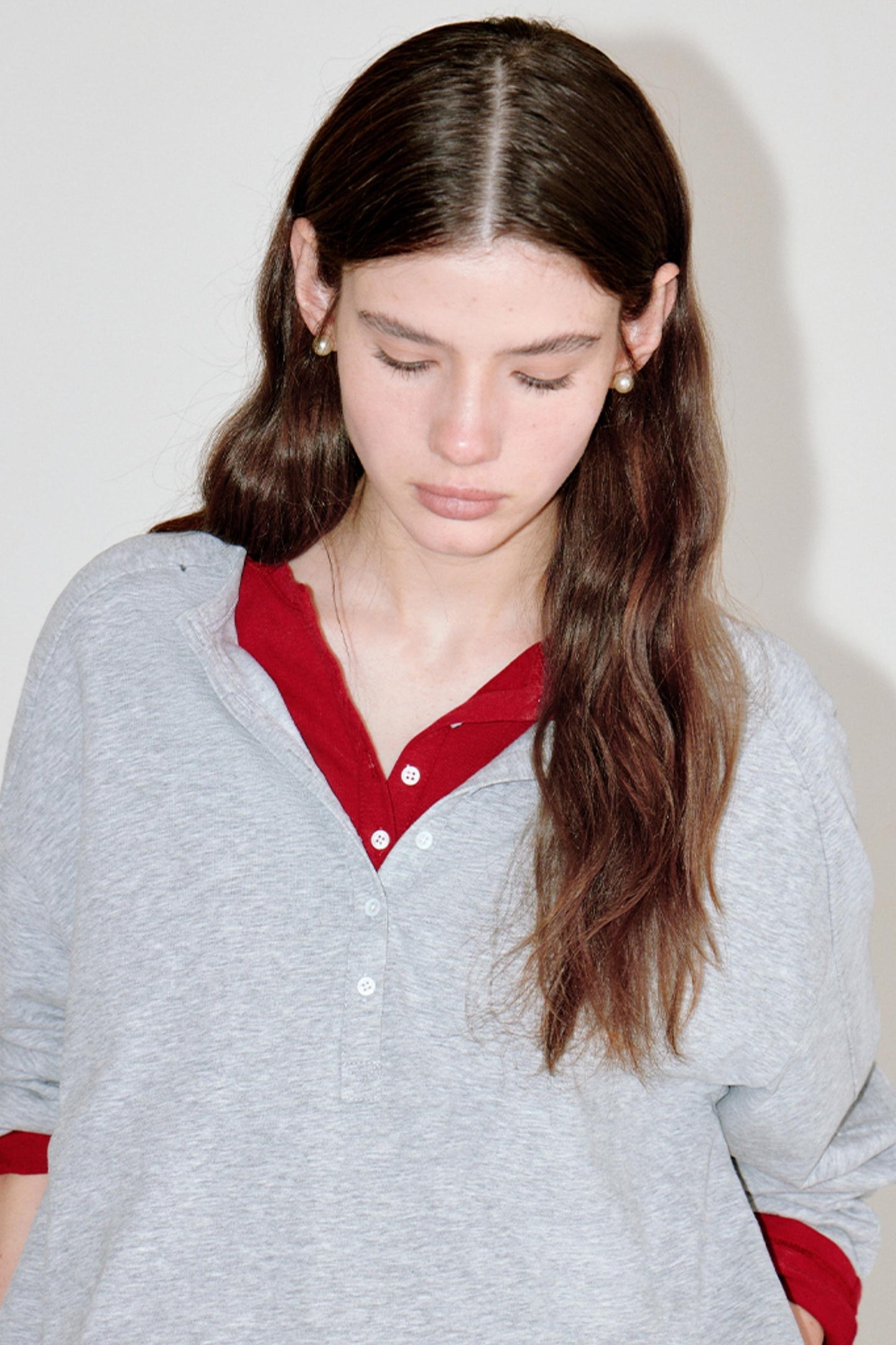 Retro Raglan Henry Top