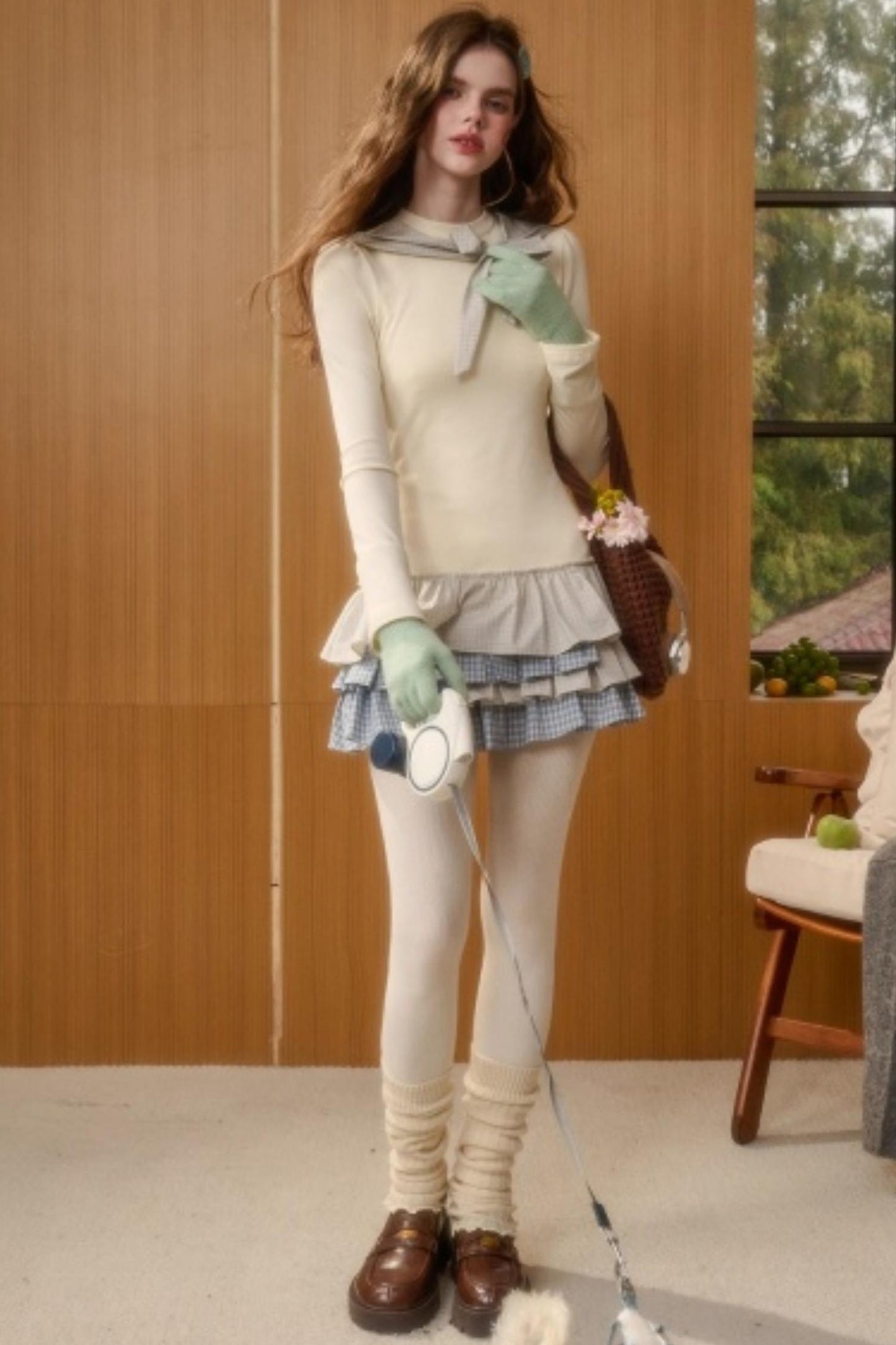 Lake Blue Vichy Dress